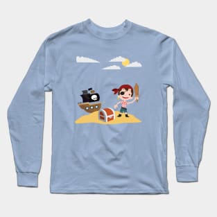 Pirate Kid Long Sleeve T-Shirt